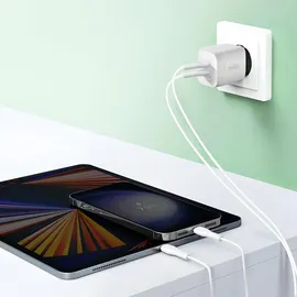 Belkin 45W Dual USB-C Ladegerät, Power Deliver, PPS, weiß, universal