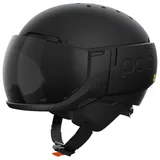 Poc Levator Mips Helm Mit Visier - Uranium Black Matt - XL-2XL