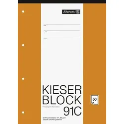 BRUNNEN 1042931 KIESER-Block A4 KIESER 07 0091, T-Konten