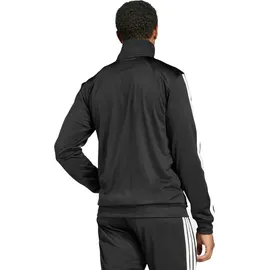 adidas 3 Stripes Tricot Regular, Trainingsjacke - Schwarz - M