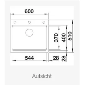 Blanco Etagon 6 schwarz + Excenterbetätigung + InFino 525889