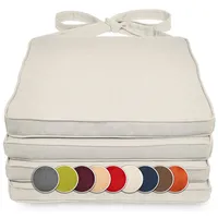 Sunnypillow 4er Set Stuhlkissen 40 x 45 x 5cm