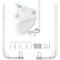 VEVOR L-Form 1,2 m Anhängerpfahl Bootsanhänger Anleitung Kurbelstütze Bootsführung, 16 cm Einstellbare Breite Boat Trailer Guide-on, Ersatzteile und Zubehör für Skiboot Fischerboot Segelbootanhänger