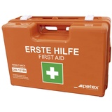 Petex 43924035 Erste Hilfe Koffer DIN 13169 350 x 140 x 240 Orange