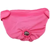 Hundewindeln für Hündinnen, Waschbar Schutzhose Hundewindeln Robuste und Wiederverwendbare Hund Hygieneunterhose aus Baumwolle mit Magictape für Weibliche Haustiere Hunde Welpen(rosa S)