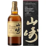 Suntory Yamazaki 12 Jahre Whisky - Single Malt Japanischer Whisky - mit Geschenkverpackung - Harmonischer und fein ausgewogener Geschmack - 43% Vol - 700 ml