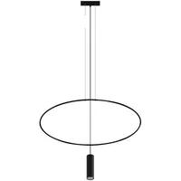 Sollux Lighting Hängeleuchte Pendellampe Deckenlampe LED Schwarz Stahl 2-Flammig