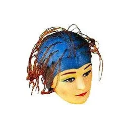Efalock Gummi-Strähnenhaube in blau