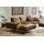 W.Schillig Ecksofa "run, Designsofa mit tollem Sitzkomfort, bequem, L-Form", braun (chocolate s37), B:319cm H:88cm T:178cm, Longlife Xtra-Leder Z73: Naturwalkleder der Luxusklasse aus den erlesensten Rohhäuten.
