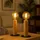 ETC Shop Tischlampe Holz natur Schwarz