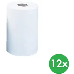 Papierhandtücher zweilagig in der Rolle MINI, weiß, 12 Stk.