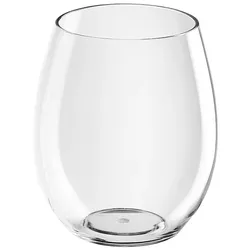 Matfer 6 Mehrwegbecher Wasserglas 390ml Wiederverwendbar Kunststoff unzerbrechlich transparent Wasser Becher