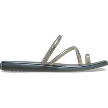 Crocs Miami Toe Loop Carbon Jelly 38