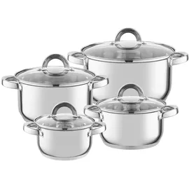 Florina Claude Topf-Set 8-tlg. Kochtopf + Glasdeckel