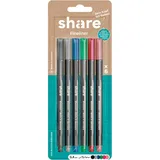 edding share Fineliner 6er Set