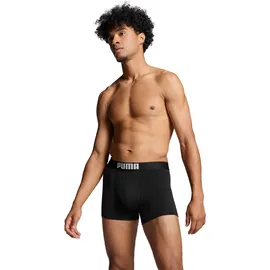 Puma Boxershorts » MEN EVERYDAY PLACED LOGO BOXERS 2P« Packung, 2er Pack, mit Logo Webbund Gr. XL, schwarz, , 589960-XL