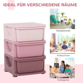 Homcom Schubladenschrank Kunststoff,