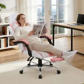 colamy Gaming-Stuhl Rosa PC