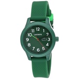 Lacoste Analog Quarzuhr für Kinder mit Grünes Silikonarmband - 2030001