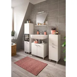 Möbel Boss Midischrank Boston 30 x 125 cm Weiß