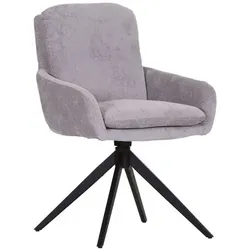 Gutmann Factory Stuhl Olmo Stoff Grau Hellgrau