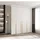 abiks möbel Drehtürenschrank COMO 200 x 245,5 x 40 cm Weiß/Gold