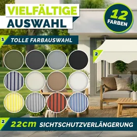 tillvex Klemmmarkise 350 cm beige