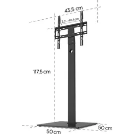 Hama 00220868 TV-Wandhalterung 81,3cm (32) - 165,1 cm (65) VESA 400x400 Black