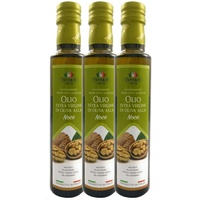 Extra Natives Olivenöl mit natürlichen Walnussaroma aus Italien-3x250ml