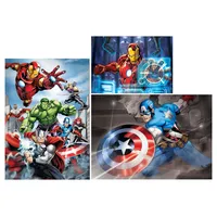 CLEMENTONI 97528 - Puzzle Set - Marvel Avengers (1x 500 Teile, 2x 1000 Teile) Puzzel