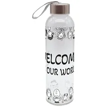 Gedalabels Trinkflasche Peanuts Comic Edition 500ml Glas