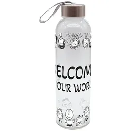 Gedalabels Trinkflasche Peanuts Comic Edition 500ml Glas
