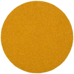 myfelt Klara Filzkugelteppich rund Ø 90cm