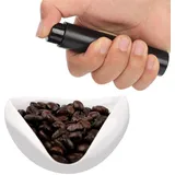 2stk Kaffee-Dosierbecher mit Sprühflasche, Keramik-Kaffeebohnen-Dosiertablett und Schorle für Tee Espressogefäß-Zubehör-Set Geschenk für Kaffeeliebhaber (Bis zu 35g Kaffeebohne)