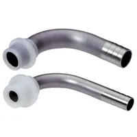 Ich-zapfe Bierschlauchtülle gebogen CNS,mit angespritzter Dichtung, NW 4mm