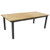 Zebra Technologies Hudson Ausziehtisch 310 x 100 x 75 cm anthrazit/natur