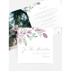 Karten zur Hochzeit selbst gestalten mit Spruch und Fotos im Onlinedesigner bei Meine-Kartenmanufaktur.de