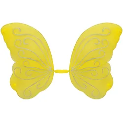 Schmetterlingsflügel für Damen in gelb 85cm x 50cm - OS