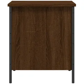 vidaXL Sitzbank mit Stauraum Braun Eiche 40x42,5x50 cm Holzwerkstoff