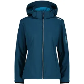 CMP Damen Softshell Zip Hoodie Jacke (Größe XL, blau)
