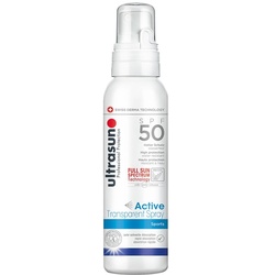 Ultrasun Active Transparent Spray SPF50