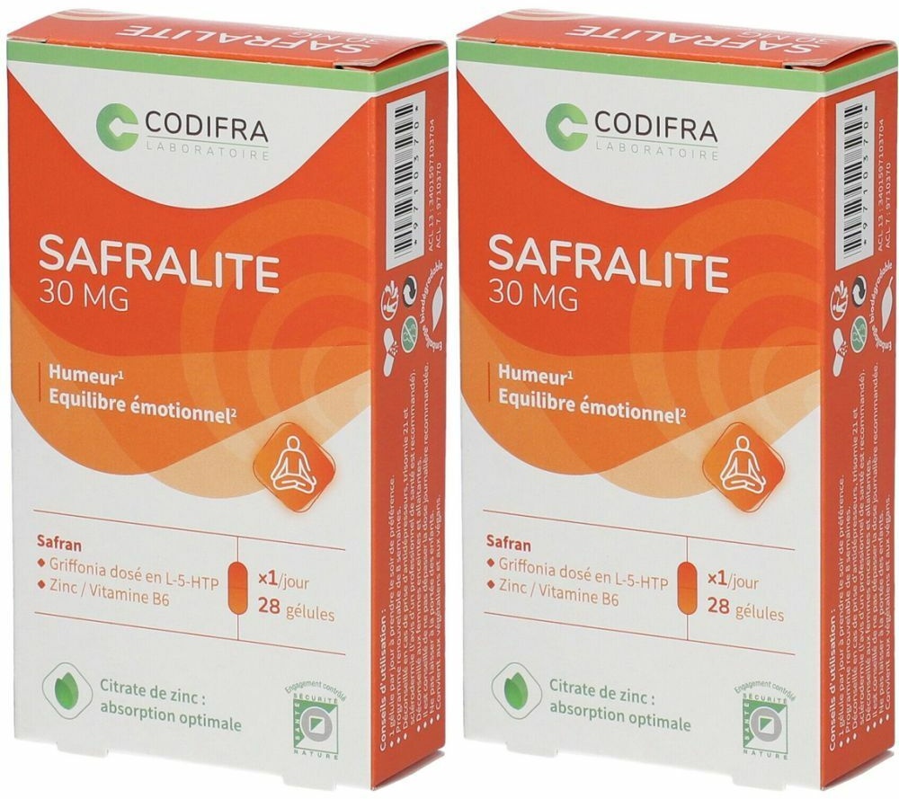Codifra safralite 30 mg 2x28 pc(s) capsule(s)