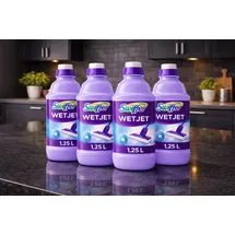 Swiffer Wetjet Lösung Nettoyante für Besen Spray, 4er Pack (4 x 1,25 l)