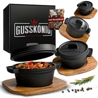 gusskönig Gusskönig, Grillgeschirr, Mini Dutch Oven Set