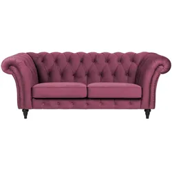 SOHO Einzelsofa  Churchill ¦ lila/violett ¦ Maße (cm): B: 212 H: 79 T: 100