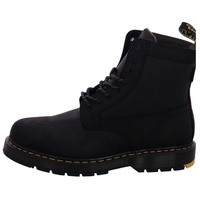 Dr. Martens 1460 - Black Connection Wp - Black Coated Nylon Boots, schwarz