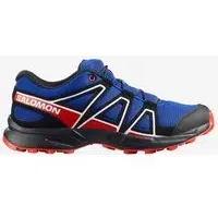Salomon Speedcross Kinder Schuhe elektrisch blau rot schwarz - 39