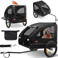 Kesser Boxer 2-in-1 Hundebuggy schwarz