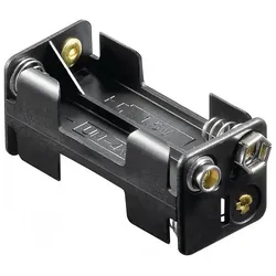 Batteriehalter für 4x Microzellen AAA mit Druckknopfanschluss