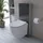 Primaster Vorwandelement Wand-WC inkl. Spülkasten 100 x 38 cm schwarz
